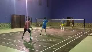 Nice Angle Badminton Amazing Double Match | Badminton addiction 02