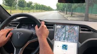 Tesla Model S P100D Ludicrous mode acceleration.