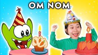SUPER OM NOM - Happy Birthday to Om Nom! | OM NOM ZERO BUDGET | Woa Parody