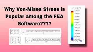 Why Von-Mises Stress is Most Popular in FEA (finite element analysis) Software