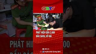 Phát hiện gần 2000 đầu sách, vở giả | QBTV #shorts