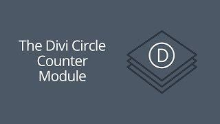 The Divi Circle Counter Module