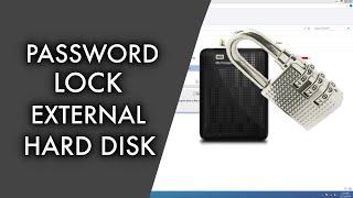 How To Password Protect External Hard Disk / Flash Drive