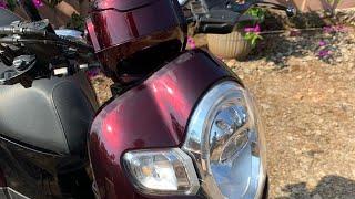 REPAINT SCOOPY ESP PAKE SAPPORO ULTIMATE XIRALLIC RED K81 PU1K CLEAR COAT