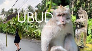 5 days in Ubud in 5 minutes - Bali (travelling with a toddler)