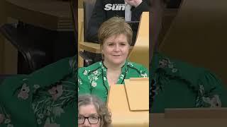 Hilarious moment Nicola Sturgeon’s face turns to thunder during Humza Yousaf speech