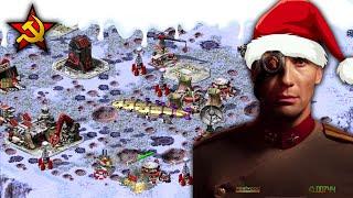 Red Alert 2 | Soviet Christmas | (7 vs 1 + Superweapons)