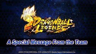 【DRAGON BALL LEGENDS】A Special Message From the Team - 2025