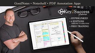 Best Professional GoodNotes Digital Planner For iPad  | Key2Success