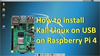 How to install Kali Linux on USB SSD on the Raspberry Pi 4 (Advanced)