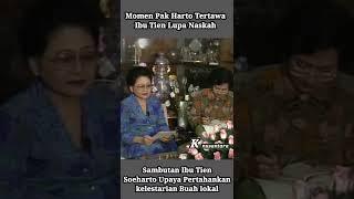 Momen Pak Harto Tertawa saat Ibu Tien Lupa Naskah //  Kampung Nusantara
