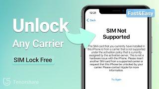 iPhone SIM Lock Removal - How to Unlock iPhone from Any Carrier | 2024 Newest