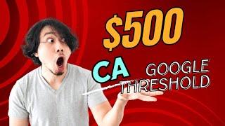 Google Ads Threshold Reactive $500 Method Today 2023 || New Update Method By RIFAT-Buddy