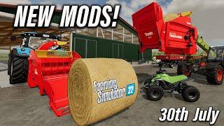 NEW MODS! ON Farming Simulator 22 | PS5 (Review) 30th July 24.