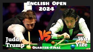 Judd Trump vs Wu Yize - English Open Snooker 2024 - Quarter-Final Live (Full Match)