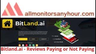 bitland.ai Reviews Paying Or Not Paying? #all hyip monitors 24 hour,#HYIP daily update,#HYIP monitor