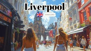 Liverpool, England - Day & Night Walking Tour 4K HDR 60fps