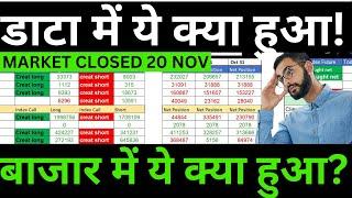 21 nov fii data analysis || monday FII DII Data Analysis For thursday 21 nov