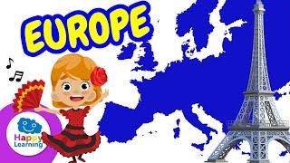 EUROPE - FUN FACTS FOR KIDS | Happy Learning 