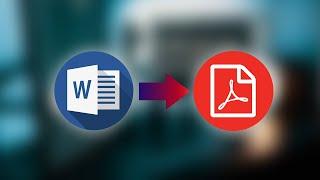 How to Convert Word File into PDF Free Without Software