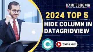C# DataGridView || How to Hide Column in Datagridview With C# Button Event 