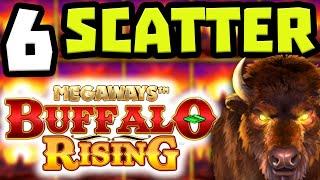 BUFFALO RISING MEGAWAYS  SLOT 6 SCATTER BONUS  MASSIVE COMEBACK OMG‼️ *** MEGA BIG WINS ***