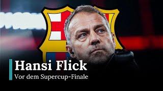 Hansi Flick vor dem Supercup-Finale | Barcelona vs Real Madrid  | Nachrichten Heute | RND | AD1E