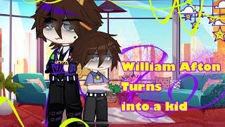 William Afton turns Into A Kid || Remake! || Afton Family || GLMM || Part 1 •