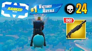 Fortnite Ranked Reload | High Kill Solo vs Squads OG Gameplay (Keyboard & Mouse)