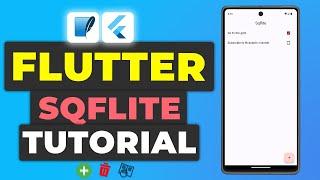 Flutter SQFlite CRUD Tutorial | SQL Database Storage In Flutter using SQLite