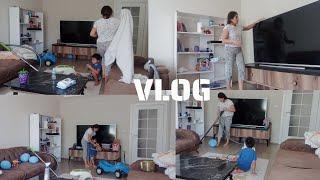 Weekday cleaning / Hafta içi temizliği / Detaylı Salon temizliği #vlog #günlükişler #evvlog