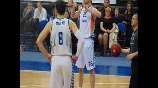 Ivan Maraš [3 points] BC Tsmoki Minsk 17.03.2015 #vtbleague