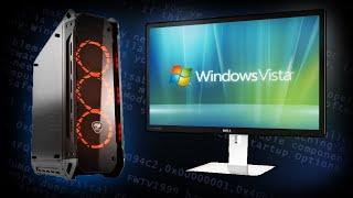 Установится ли Windows Vista на современный мощный ПК в 2025 году? Часть 1