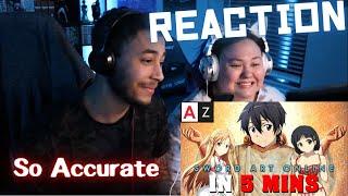 Sword Art Online IN 5 MINUTES | Anime in Minutes REACTION!!