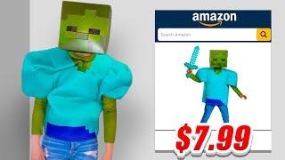 I Bought CHEAP Minecraft Costumes..