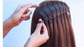 Very easy hairstyle for long hair// Beautiful hairstyle for ladies// Hair style girl simple