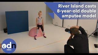 River Island casts 8-year-old double amputee model