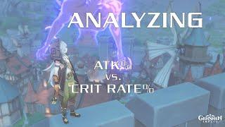 Analyzing ATK% vs. Crit Rate% in Genshin Impact