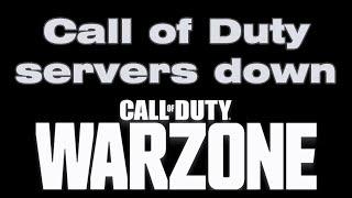 Are Call of Duty Warzone servers, Call of Duty connecting to online services issues