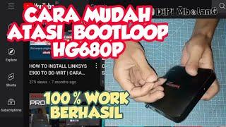 Cara memperbaiki STB hg680p bootloop unbrick atau gagal flash kembali normal