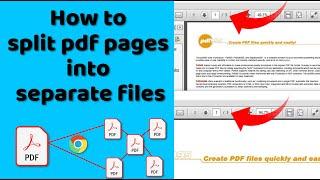 How To Split PDF Pages Into Separate Files free in PC 2020