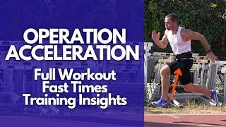 Quality Acceleration Workout With PR Level Times