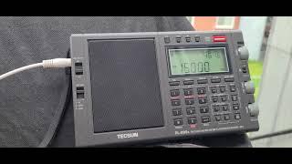 Tecsun H-501X VS Tecsun PL-990x on WWV 15000 kHz Shortwave W6LVP loop antenna testing