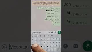 Change Text Style in Whatsapp | #Shorts | #MBtalksDdn