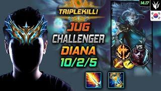 Diana Jungle Build Lich Bane Conqueror - LOL KR Challenger Patch 14.17