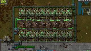 Factorio Pure Belt Based Kovarex Enrichment Setup