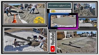 30 ft Dome Slab Foundation Pour | #aircreteharry #dome #slab #foundation #aircrete #home