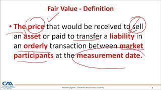 IFRS 13 Fair Value Measurement Part 1