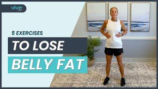 5 Exercises to Lose Belly Fat | Just 10 Minutes!
