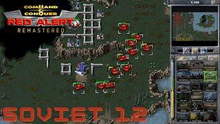 Command & Conquer Red Alert Remastered - Soviet Mission 12 - CAPTURE THE TECH CENTERS (Hard)